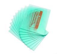 Besttoolifes 10 Pcs Welding Helmet Lens, Plastic High Temperature Resistance Transparent Protective Plate For Welding The Outer Or Inner Protective Sheet Of The Cover(115 * 90mm)