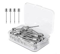 Besttoolifes 100 Pack Metal Air Pump Needle Inflator Valve for Basketball Football Soccer Volleyball Rugby Ball Inflation Replacement Pin 50mm Long