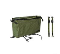 Besttoolifes 12L Expandable Outdoor Bag 42cm for dyneema Fabric Build 12L | Weighs only 132g, water-repellent finish, ideal for long hikes, reduces shoulder strain, for durable build(Green)