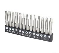 Besttoolifes 13pcs Special Shape Screwdriver Set PH2 Slotted Y U Triangle 3-Point 4-Point 1/4 Inch Hex Shank 50mm Chrome Vanadium Steel for Electric Screwdrivers and DIY Appliance or Toy Repair