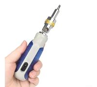 Besttoolifes 14-in-1 Magnetic Ratchet Screwdriver Set with 14 Chrome Vanadium Bits, Adjustable 180° Multi-Angle Handle for DIY, Home and Workshop Repairs, Compact Storage Design（Blue）