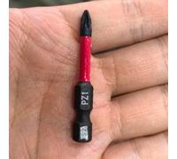 Besttoolifes 15 Pcs 50mm Long Pozidriv Screwdriver Bit Set S2 Steel Anti-Torsion Anti-Impact Single Head with Black Manganese Phosphate Coating for Professional and DIY Use PZ1 PZ2 PZ3（A）