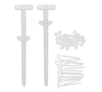 Besttoolifes 150PCS, Self-Locking Nylon Cable Ties for Cars - Automotive Plastic Fasteners, 150pcs Pack, White, 9 x 2 x 0.5cm, Compatible with Various Vehicle Repair and Cable Management Applications