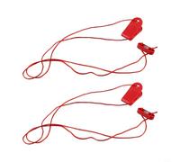 Besttoolifes 17 * 42, 2PCS Treadmill Magnet Safety Key Replacement - ABS Plastic Rectangle Stop Clip for Most Treadmills Including NordicTrack and ProForm - 15×40 mm & 17×42 mm, Red