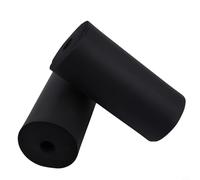 Besttoolifes 170mm, 2PCS Foot Foam Pads for Leg Extension Machine Replacement-High-Density Black Sponge Cushion for Gym & Home Workout Equipment, Compatible with 20-22mm Tube Diameter