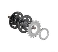 Besttoolifes 18T, Steel Fixed Gear Cog and Lock Ring Set for Track Bikes, 1/8" Chain Compatible, 13T/14T/18T Sprocket with 1.37" Flywheel & 1.29" Reverse Thread Lock Ring