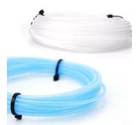 Besttoolifes 2.3x2.9mm, Internal Cable Housing Tube for Bicycle Derailleur and Brake Cables - PVC Slick Lube Guide with 1.7mm ID / 2.2mm OD & 2.3mm ID / 2.9mm OD - White or Blue
