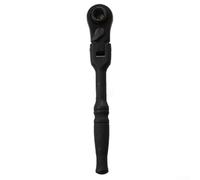 Besttoolifes 2-in-1 Reversible Ratchet Wrench 1/4 Inch Drive with Flexible 180° Head and Drill Driver Function, Metal Construction for Tight Spaces and Quick Fastening in Home or Workshop Use（Black）