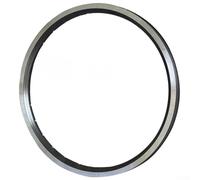 Besttoolifes 20 Holes 16 * 1-3/8, Aluminum Alloy Double Wall V-Brake Compatible Rim for Folding Bikes, 16 Inch (349 mm) 1-3/8 Inch Width, 20 or 28 Hole, Black, AV Valve Ready