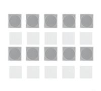 Besttoolifes 20-Pack Square Coin Storage Capsule Case with Adjustable Foam Liner, Transparent Plastic Coin Holder for 16mm to 40mm Diameter Coins, Collection Organizer Box(17/22/27/32/37MM)