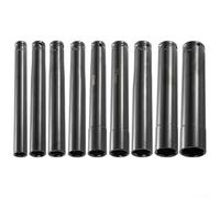 Besttoolifes 200Mm 1/2 Inch Drive Hex Socket Wrench Adapter Chrome Vanadium Steel Long Spanner Converter For Impact-Wrenches And Air Tools, Black(22mm)