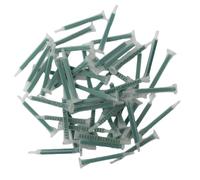 Besttoolifes 2K Static Mixer Nozzles, 50 Pieces AB Epoxy Mixing Tips, 16 Knot Design, Glue Dispensing Replacement Parts