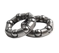 Besttoolifes 2PCS Bicycle Headset Ball Bearings, Steel Construction, Silver, Outer Diameter 20Mm/25mm/30mm/40mm, Replacement For Cycling Bike Repair(2#)