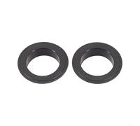 Besttoolifes 2x For Bicycle Bottom Bracket BB Bearing Protection Cup Cover for 24mm Crankshaft, Plastic Inner Diameter 4mm, 36.5 x 25 x 24 mm, Black