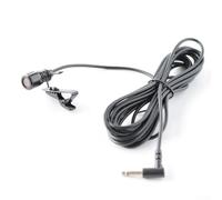 Besttoolifes 3.5mm Car Microphone for CD Player | Unidirectional Ceiling Mic with 300CM Cable | Compatible with Clarion, For kenwood, Alpine, Pioneer,