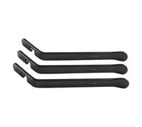 Besttoolifes 3 Pcs Metal Bicycle Tire Levers, Heavy Duty Steel Tyre Removal Tools With Spoke Hook, 12cm Set, For Bike Wheel Maintenance And Repair, Silver(silver)