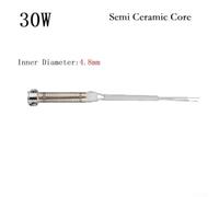 Besttoolifes 30W-60W Electric Soldering Iron Heating Element Core 220V Semi Ceramic or Full Ceramic External Heat Replacement for Welding and Soldering Tools Workshop Use（SEMI CERAMIC-30W）