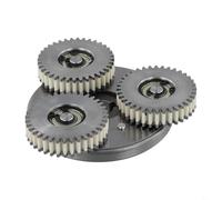 Besttoolifes 36T 47.5mm Planetary Gear with 88mm Right Turn Clutch Compatible with For Bafang 500W-750W Electric For Bike Motor, All Steel/Plastic Construction, Silver(PLASTIC STEEL GEAR)