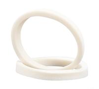 Besttoolifes 38mm, 2 pcs For Bicycle Fork Sponge Foam Oil Seal Rings for Suspension Forks - 30mm to 40mm ID, White, Reusable Front Fork Dust & Lubrication Seals