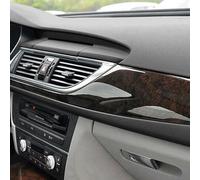 Besttoolifes 3D Black Leather Texture Sheet Car Interior Vinyl Wrap Sticker for Dashboard Protection Film Trim Auto Center Console Cover Stretchable Material