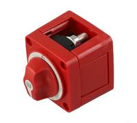 Besttoolifes 4 Position, 2/3/4-Position Heavy-Duty Battery Isolator Switch for Marine Boats, 12V-48V, 100A-300A, Tinned Copper Studs, ABS Housing, ON/OFF Dual-Circuit Control