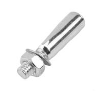 Besttoolifes 4 x Bicycle Cotter Pin 9.5mm (3/8") Crank Chainwheel Pin for Bike, Cycle, and Bicycle Components - Steel Fasteners with Nut and Washer, Compatible with Raleigh(middle size)