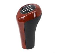 Besttoolifes 5/6 Speed Gear Shift Knob Wood Grain Leather Compatible with 1/3/5/6/7 Series E30 E36 E46 E39 E34 E90 E60 Z3 Z4 X1 X3 X4 X5 X6 M3 M5 Peach(5SPEED)