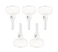 Besttoolifes 5-Pack For window Lock Handle Wrenches for Hoppe UPVC Windows - Key Code 1323 Compatible, Alloy Construction, Silver Finish, Home Improvement Hardware