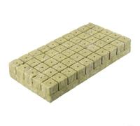 Besttoolifes 50 Or 100 Holes Grow Cubes,Growing Greenhouse Soilless Cultivation Mini Compress Base Stonewool Starter Cubes(50pcs)