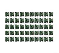 Besttoolifes 50 Pack Garden Cane Connectors - 8mm PP Plastic Balls for Plant Support, Fruit Cage, Netting - Green Clips for Tomatoes, Climbing Vegetables, Greenhouse Frames