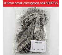 Besttoolifes 500PCS 0.6mm and 0.8mm Hot Staples for Plastic Welder - Stainless Steel Welding Nails for Car Bumper Repair, Corner Flat Wave Staples, Replacement(0.6mm Flat)