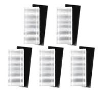 Besttoolifes 5Pcs Replacement Filter, For IHome, For Nova S1 Pro IHRVS1PRO-3BLK Robot Vacuum Cleaner, For AutoVac Parts White Filter Paper