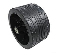 Besttoolifes 6.5 Inch Heavy Duty Camping Wagon Replacement Wheel - Anti-Slip Trolley Tyre with High Load Capacity, PP Plastic Folding Cart Wheel for Outdoor Use