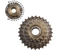 Besttoolifes 6/7/8 Speed Screw on Freewheel 13/1428t Elite Carbon Steel Cassette Cog Set Bikes Multi Road and Lasting for Smooth Shifting and Mountain for Speed Gear (6 speed)