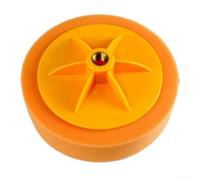 Besttoolifes 6 Inch Sponge Polishing Pad for Car Paint Correction, for M14 Threaded Polishing Disk, Fine Medium Coarse Foam Buffing Wheel for Automotive for (Orange)