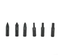 Besttoolifes 6-Piece for Rated Hex Shank Screwdriver Bits Set, PH1 PH2 PH3 for and H4 H5 H6 Hex Bits, 36mm Chrome Vanadium Steel Driver Bits for Manual