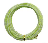 Besttoolifes 60LB, High-Strength Luminous PE Assist Fishing Line with 7x7 Stainless Steel Wire Core - Glow-in-the-Dark, Cut-Resistant, 60-150 LB Test Strength, Green