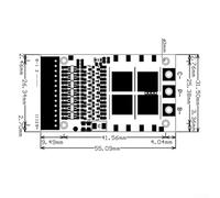 Besttoolifes 6S-13S 25A Lithium Ion for Module with Protection Balancer Equalizer Board for Li-ion Battery Pack