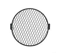 Besttoolifes 7 Inch Motorcycle Headlight Grill Cover, Square Metal Mesh Protector Guard for 7" Headlight Assembly(Rhombus)