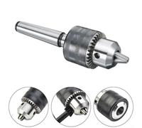 Besttoolifes 7" x 10" Precision Lathe Attach-able Tail Stock Drill Chuck - Mini Metal Lathe Tools with MT2 for MORSE Taper Arbor - No Slippage, High-Quality Materials for Hobbies and Light Jobs