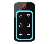 Besttoolifes 8 Channel Multi-Frequency Garage Door Remote Control Duplicator 300-915MHz Key Fob Cloner For Gate Opener Copy Device With Type-C Charging(blue)