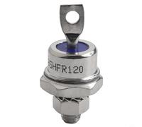 Besttoolifes 85HF120 Diode Rectifier 85A 1200V Negative Anode Stud Mount with 6mm Screw Terminal, High Surge Current for Welding Machines and Power Supplies(85HFR120)