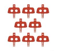 Besttoolifes 8PCS For Bicycle Hydraulic Disc Brake Pad Spacer Set for Brakes - ABS Plastic, 40mm Red Spacers to Protect Pistons & Maintain Pad Alignment During Wheel Removal