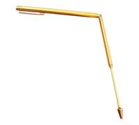 Besttoolifes 99.9% Copper Dowsing Rod L-Shaped Metal Detecting Tool Retractable Prospecting Rod with Pendulum for Treasure Hunting Water Finding Feng Shui Survey(3PCS)