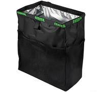 Besttoolifes A, Car Seat Back Organizer Storage Bag, Hanging Multi-Function 13L with Insulated Cooler Compartment, 600D Oxford Cloth for Fitment