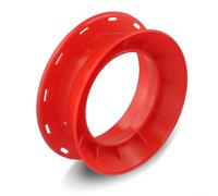 Besttoolifes ABS Fishing Line Coiling Plate with Hand-Cranked Winding Wheel, 120 mm Outer × 80 mm Inner Diameter, for Storing & Organising Monofilament/Fluorocarbon/Nylon Fishing Line