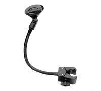 Besttoolifes Adjustable Phone Clamp Mic Clip Flexible Expansion Holder 360° Rotation Desktop Tripod Mount For Microphones Smartphones Tablets 35CM Black(Mic Clip A)