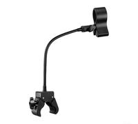Besttoolifes Adjustable Phone Clamp Mic Clip Flexible Expansion Holder 360° Rotation Desktop Tripod Mount For Microphones Smartphones Tablets 35CM Black(Mic Clip C)