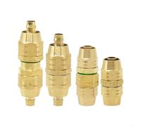 Besttoolifes Agricultural Copper Spray Hose Repair Extension Connection Sprayer Sprayer Joint Accessories High-pressure Water Pipe Extension Repair Kit, Suitable For Garden(01)