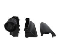 Besttoolifes Air Intake Guide Inlet Duct Cover Assembly 3 Pcs Black Plastic Compatible with 2006-2013, Jetta MK5 MK6 2006-2016, A3 2004-2013, OEM 1K0805971C